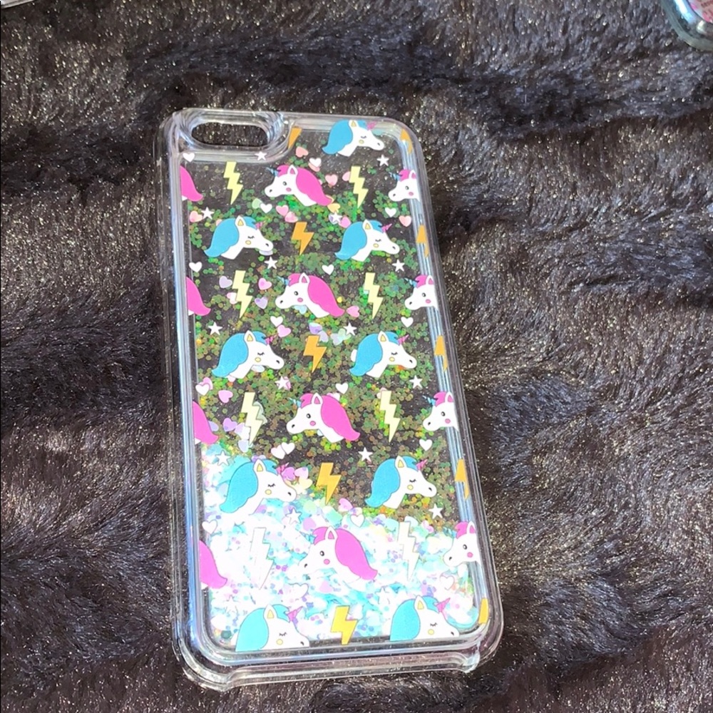 Glitter i phone 7 case